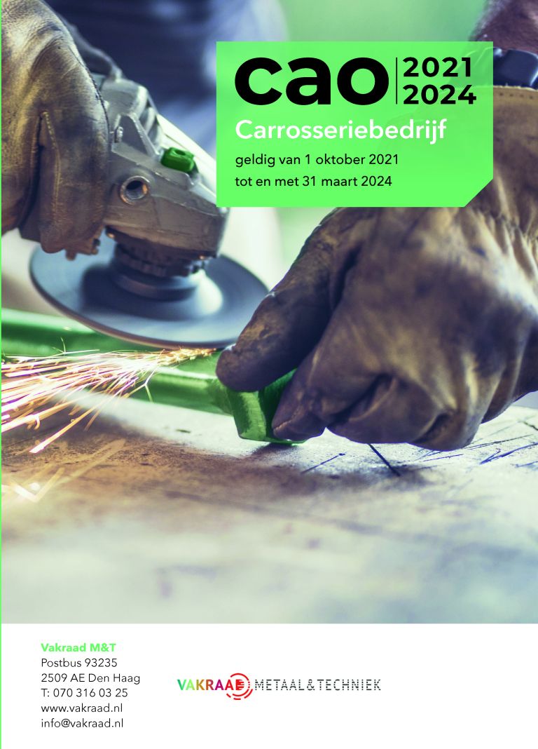CAO 2021 2024 Carrosseriebedrijf Vakraad metaal & techniek